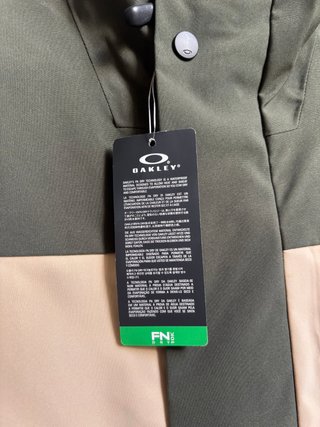 Oakley NEW Windbreaker Jacket Snow Green Size M