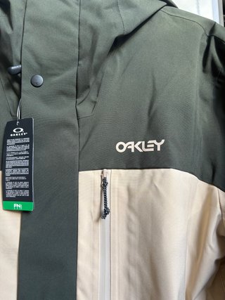 Oakley NEW Windbreaker Jacket Snow Green Size M
