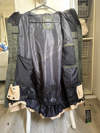 Oakley NEW Windbreaker Jacket Snow Green Size M