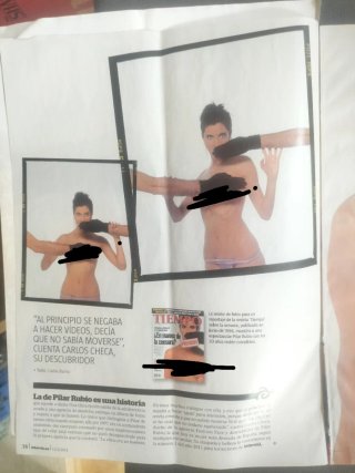 Revista interviu con Pilar Rubio año 2012
