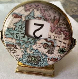 Calendario perpetuo de mesa estilo vintage