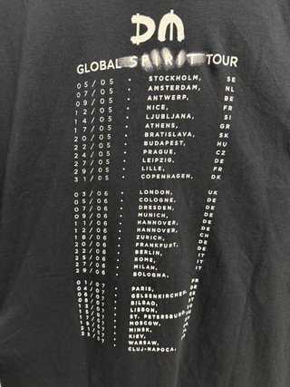 Camiseta Depeche Mode Spirit Tour 2005/06