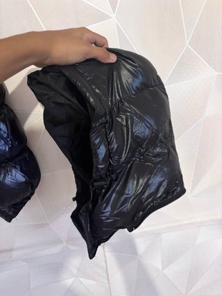 Chaqueta Moncler Negra Brillante