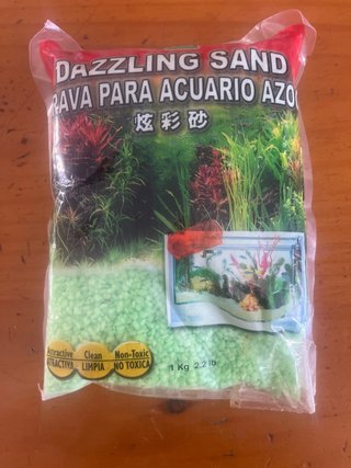 Grava para acuario Dazzling Sand 1kg
