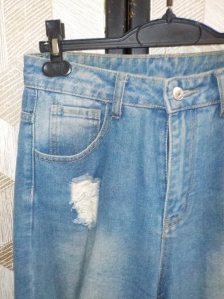 Pantalones vaqueros rotos azules