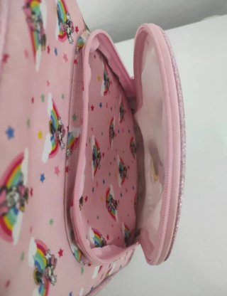 Mochila Minnie Mouse Rosa Arcoíris