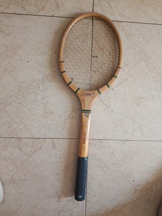 3 racchette da tennis in legno antiche