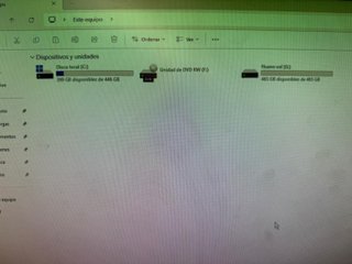 Ordenador HP i5 8GB RAM 480GB SSD + 500GB HDD