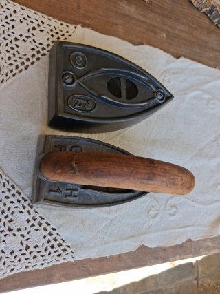 Planchas antiguas de hierro