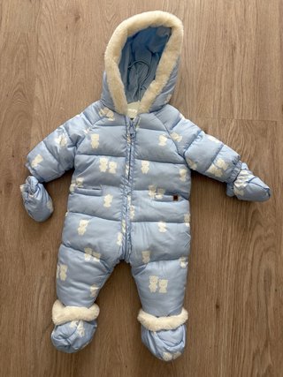 Buzo Mayoral bebé azul ositos talla 55