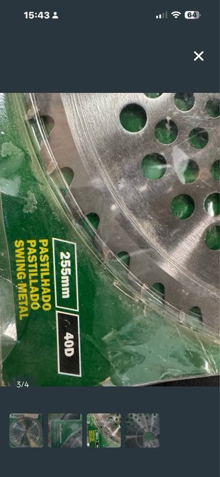 Disco WIDIA MADER GARDEN 255mm 40D