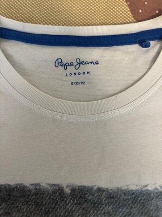 Camiseta Pepe Jeans Blanca Talla 12