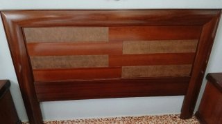 Cabecero de cama de madera