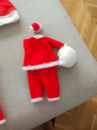Trajes de Papá Noel para Muñecos