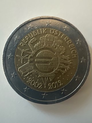 2€ Austria 2012 circulada