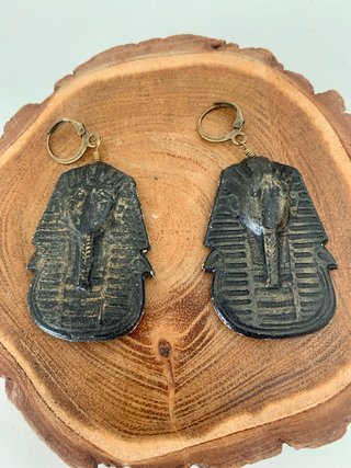 Pendientes Vintage Faraón Años 80
