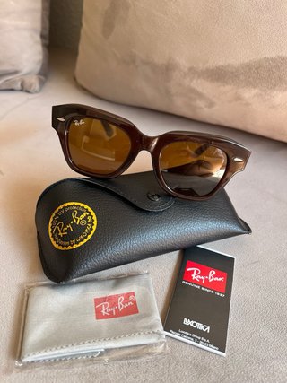 Gafas de sol Ray-Ban marrones nuevas
