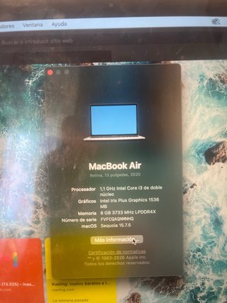 Ordenador Portátil Apple MacBook Plata