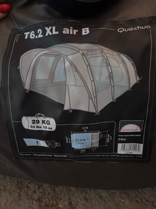 Tienda de campaña XL (T6.2 XL air B)
