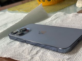 iPhone 13 Pro Blu batteria 74%