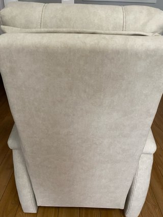 Butaca relax reclinable tela beige