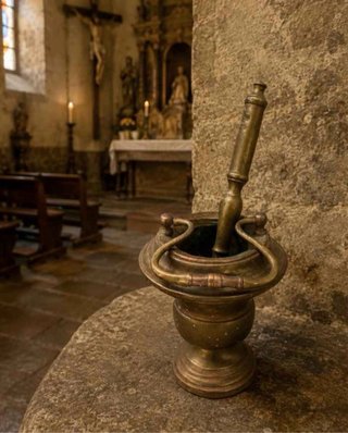 Antiguos objetos de culto católico
