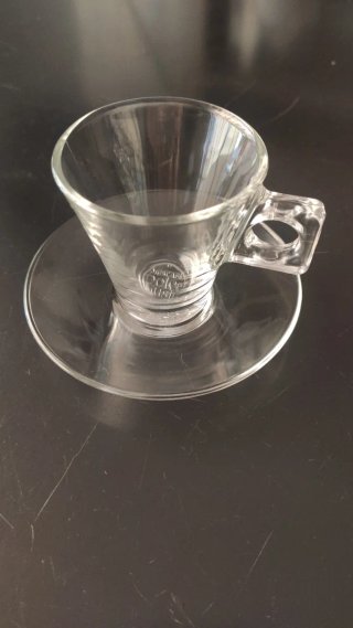 Tazas de espresso de cristal