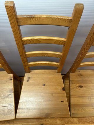 Lote 3 Sillas Madera Pino IKEA