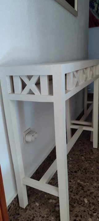 Juego 2 Mesas Consola y Espejo
