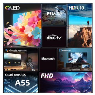 NUEVA TV CHIQ 32 QLED L32QST Google TV Full HD