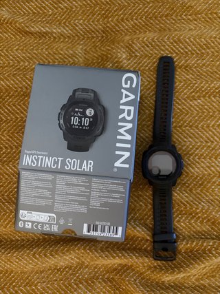 Garmin Instinct Solar Reloj GPS Negro. Carga solar
