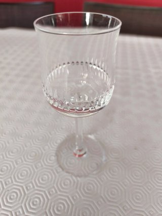 Juego de copas de cristal