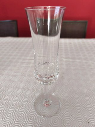 Juego de copas de cristal