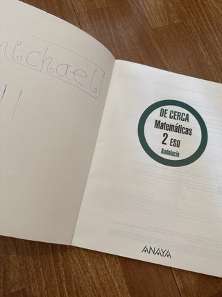 Matemáticas 2ESO De cerca ANAYA