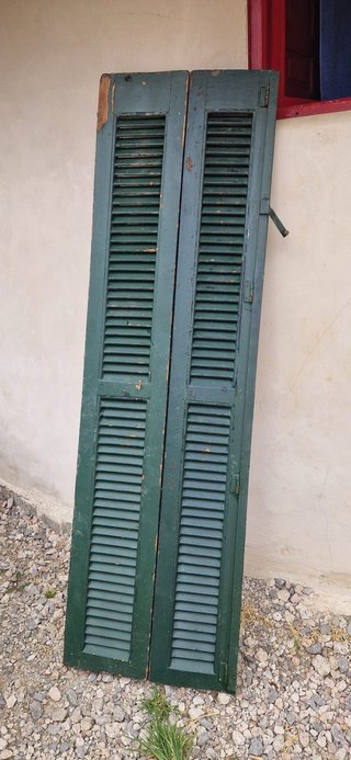 Persiana mallorquina verde