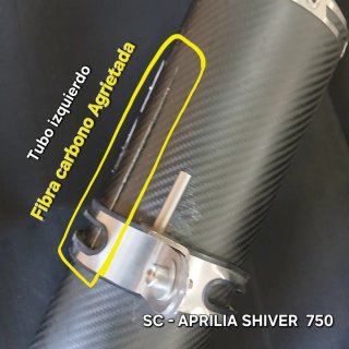 Tubo SC-Project para Aprilia Shiver 750
