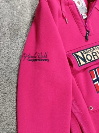Sudadera Geographical Norway Rosa Talla XL