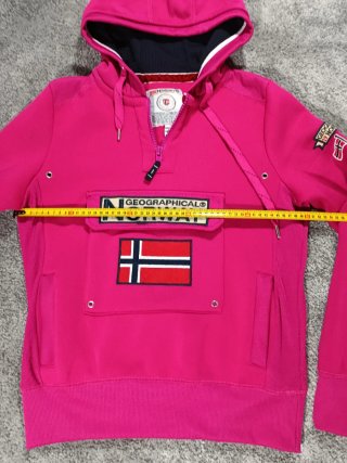 Sudadera Geographical Norway Rosa Talla XL