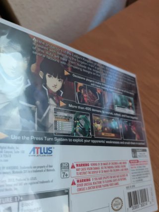 Shin Megami Tensei IV Nintendo 3DS RPG