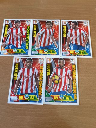 Cromos de la Liga 2016/2017 por equipos