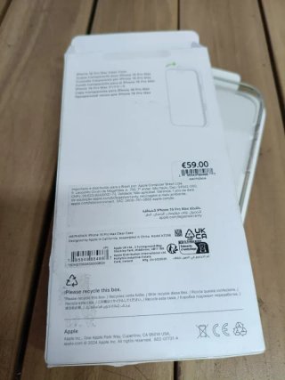 Apple Funda transparente para el iPhone 16 Pro Max