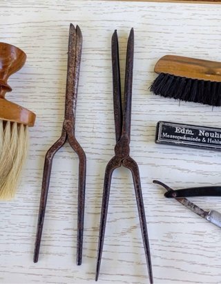 Lote Antiguo Peluquería Barbería Herramientas