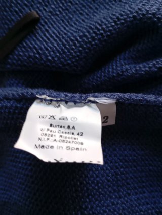 Jersey punto manga corta mujer