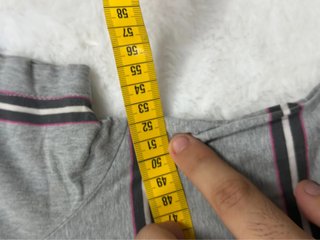 Vintage Grey Striped Polo Shirt Short Sleeve