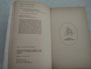 Livro A Bela Adormecida Primeira edição 1975