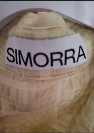 Vestido Simorra Beige y Verde #vestidosimorra#