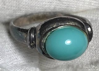Anillo Plata Ley Turquesa + Regalo