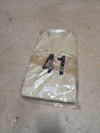 Camisa caqui manga corta talla 41