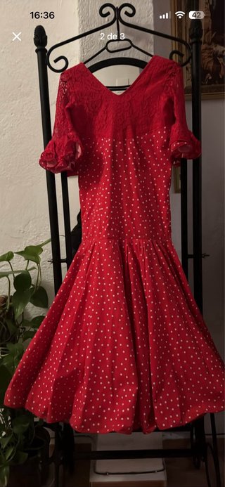 Vestido de flamenca para niñas de 9 años
