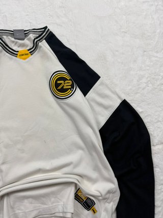 Nike White Black Long Sleeve Football Jersey